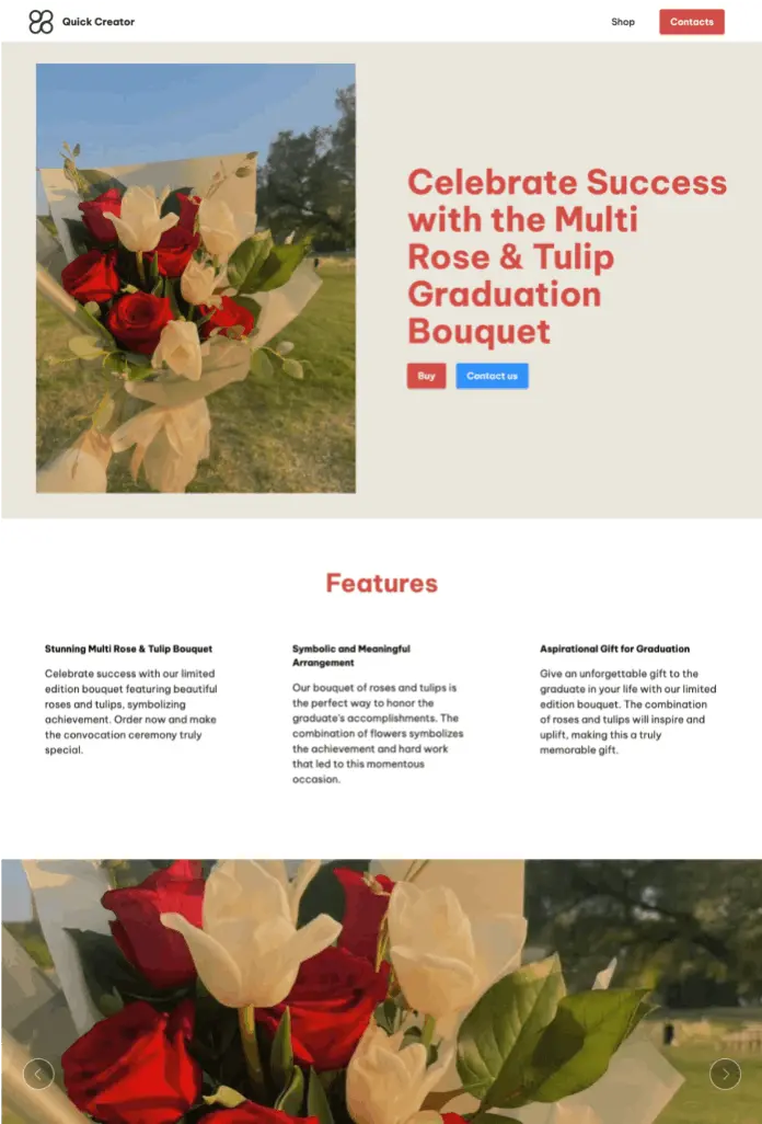 landing page for ads