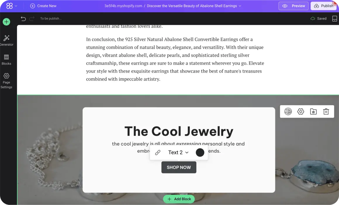 Customizable Call-to-Action (CTA) Feature